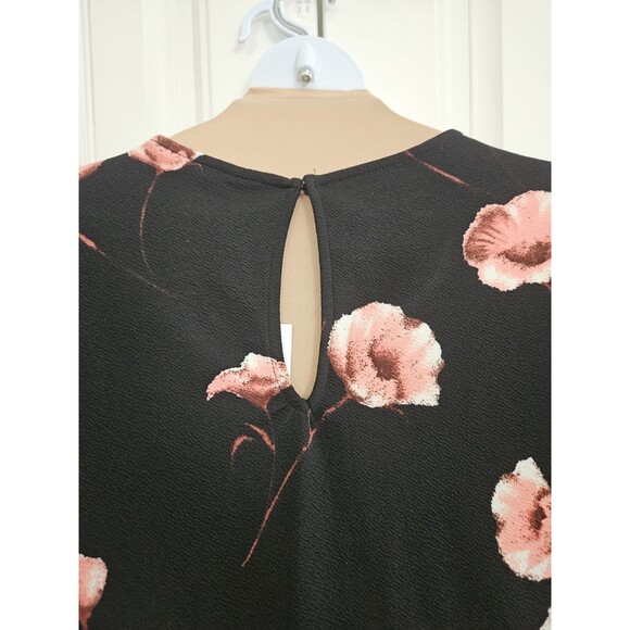 Agnes & Dora Floral Romance Adams Dress Nwt Sz S Black & Pink - Picture 7 of 13